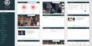 Demo Gif of dashboards drop down menu options
