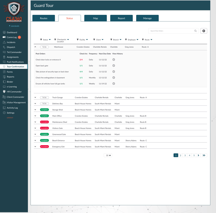 TourConfirmation- Status- Table- For Andee